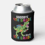 さようなら4年生こんにちは5年生Tレックス恐竜 缶クーラー (缶正面)