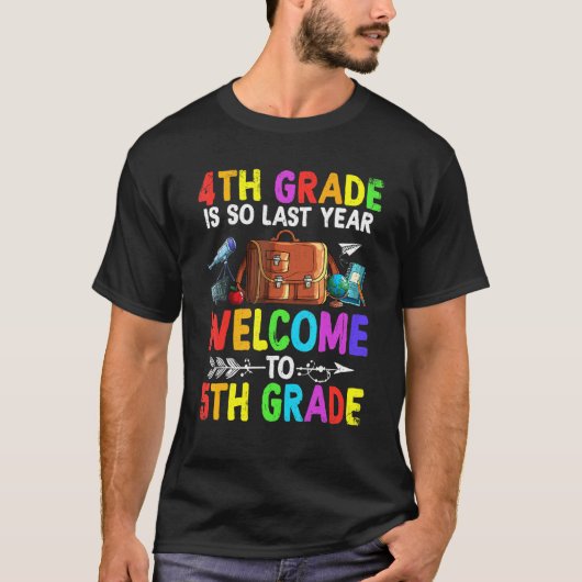 さようなら4年生5年生の分隊へようこそ Tシャツ (正面)