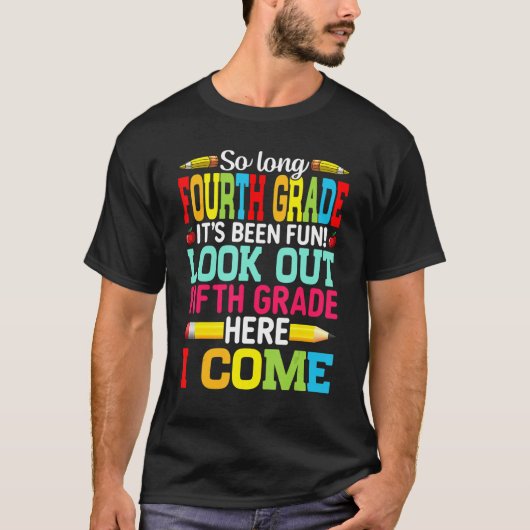 さようなら4年生5年生1日目 Tシャツ (正面)