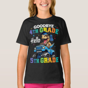さようなら4年生Tレックスモンスタートラック卒業 Tシャツ