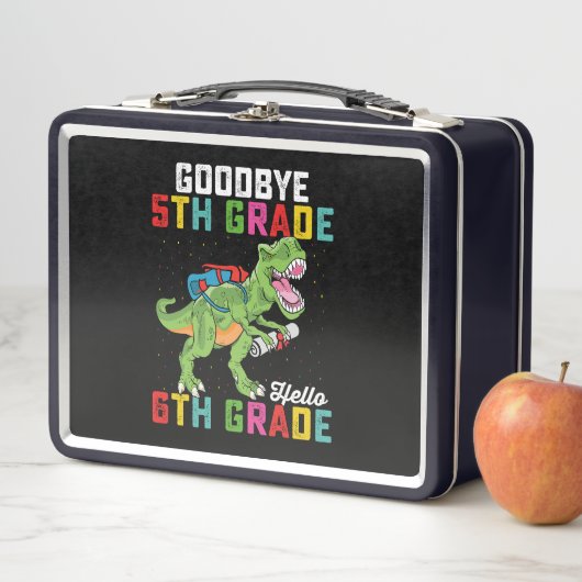 さようなら5年生こんにちは6年生Tレックス恐竜 メタルランチボックス (インサイチュ)