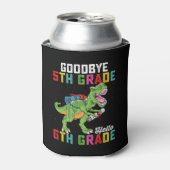 さようなら5年生こんにちは6年生Tレックス恐竜 缶クーラー (缶正面)