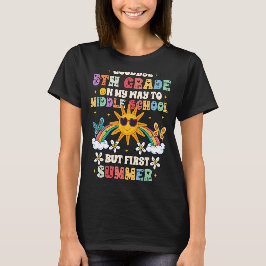 さようなら5年生の中学卒業 Tシャツ (正面)
