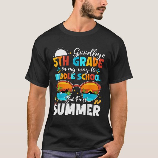 さようなら5年生の中学卒業 Tシャツ (正面)