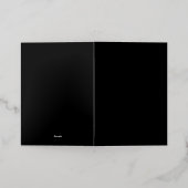 さようなら5年生ハローサマー卒業カスタム 箔グリーティングカード (外側レイダウン)