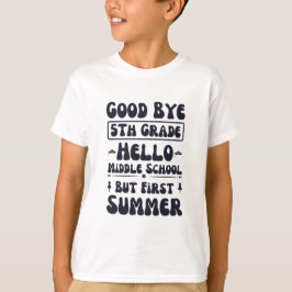 さようなら5年生ハロー中学校 Tシャツ