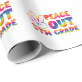 さようなら5年生 タイダイ 最後の日 5年生 ラッピングペーパー (ロールコーナー)