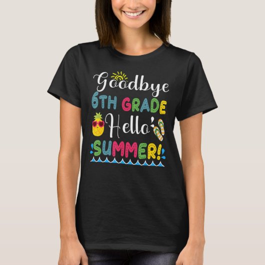 さようなら6年生こんにちは Tシャツ (正面)
