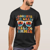 さようなら6年生Hello Summer, Groovy Six Grade Tシャツ (正面)