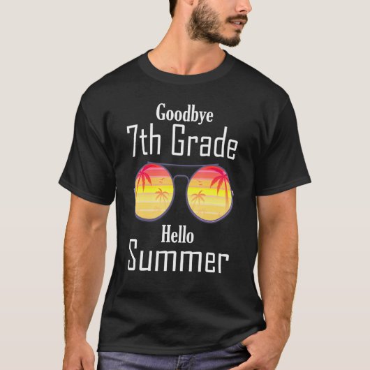 さようなら7年生こんにちは夏の最終日 Tシャツ (正面)