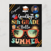 さようなら8年生ハローサマースクールカスタム 案内ポストカード (正面)