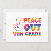 さようなら9年生 タイダイ 最後の日 9年生 案内状 (正面)