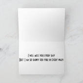 **さようなら*** そしてあなたの幸せを願っています カード (内部)