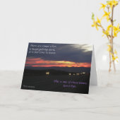 さようなら カード (黄色い花)