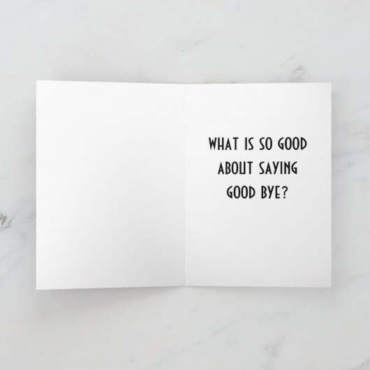 さようなら。 カード (内部)