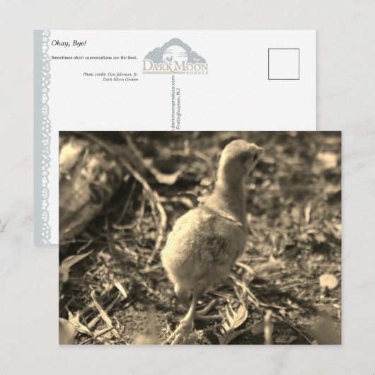 さようなら！- ポストカード (正面/裏面)