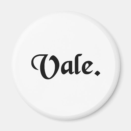 さようなら。 マグネット (正面)