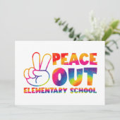 さようなら 小学校 タイダイ 最後の日 案内状 (スタンド正面)