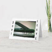 さようなら、幸運を祈ってる＝あなたのことを思い出すよ カード (正面)