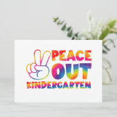 さようなら 幼稚園 タイダイ 最後の日の学校 招待状 (スタンド正面)