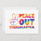 さようなら 幼稚園 タイダイ 最終日 招待状 (正面)