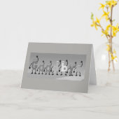 **さようなら** 「恋しく思」 カード (黄色い花)