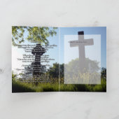 さようなら、悔やみや弔慰カード カード (内部)