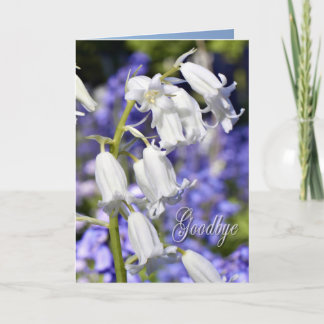 さようなら、悔やみや弔慰カード カード