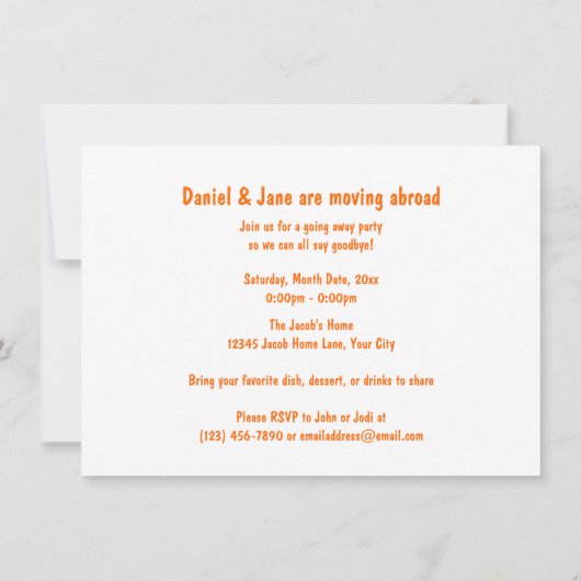 さようなら 招待状 (裏面)