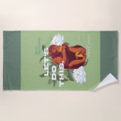 さようなら – 白蓮 ビーチタオル (正面)