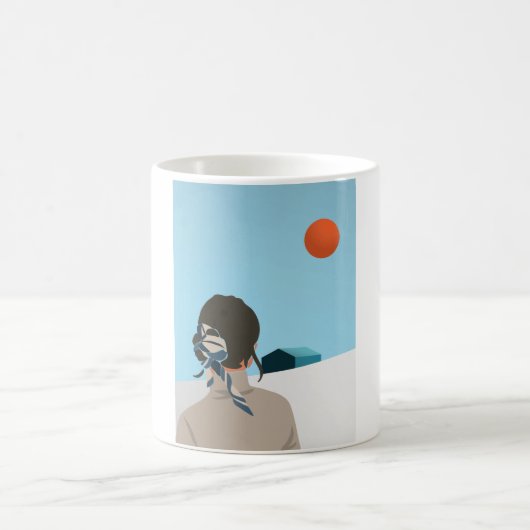 さようなら、私の愛Tシャツ コーヒーマグカップ (中央)