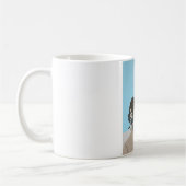 さようなら、私の愛Tシャツ コーヒーマグカップ (左)