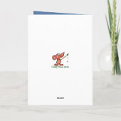 さようなら 聖書詩篇23:4 悪を恐れず... カード (裏面)