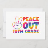 さようなら、10年生 タイダイ 最終日 招待状 (正面)