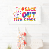 さようなら 12年生のタイダイ  横断幕 (インサイチュ)