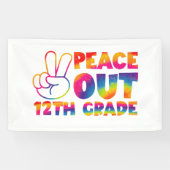 さようなら 12年生のタイダイ  横断幕 (横)