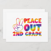 さようなら、2年生 タイダイ最後の日　2年生 招待状 (正面/裏面)