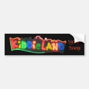 さようならKiddieland バンパーステッカー