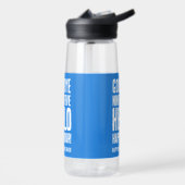 さよならおもしろい9へ5ハローハッピーアワー退職 ウォーターボトル (左面)