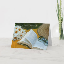 さよならの願いを折り畳んだグリーティングカード カード