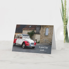 さよならの願いを折り畳んだグリーティングカード カード