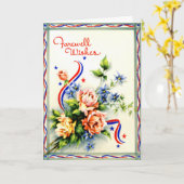 さよならウィッシュヴィンテージカード カード (黄色い花)