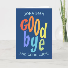 さよならカラフルと幸運のお別れ カード