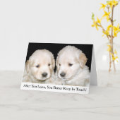 さよならカード カード (黄色い花)