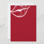 さよならキスをするブライダルシャワー 招待状 (裏面)