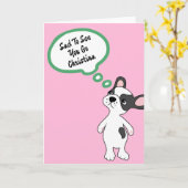 さよならグリーティングパーソナライズされた犬のお別れ カード (黄色い花)