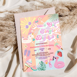 さよならシングルディジット グルービーダイジー 誕生日 招待状