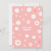 さよならシングルディジット ダイジーヒッピー70's誕生日 招待状 (裏面)