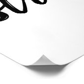 さよならストレス – ホワイトポスター ポスター (角)