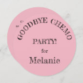 「さよならチェモ」パーティの招待状 招待状 (正面/裏面)